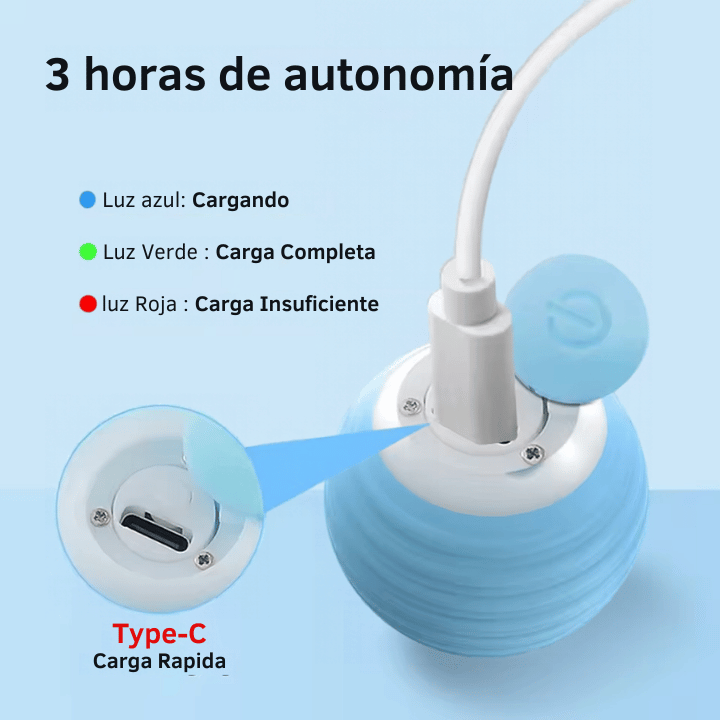 Pelota de Juguete para Mascotas Recargable